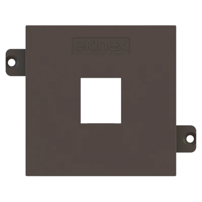 Лицев панел за 1х RJ45 Keystone 55x55 Fenix Cocoa Orinoco EKINEX