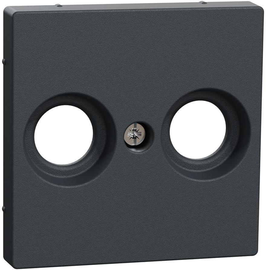 Лицев панел за TV+SAT цвят Антрацит System M Merten SE