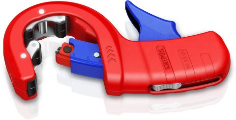 Инструмент за рязане на тръби DPT50, Ø32-50мм, червена ръкохватка 202мм, Knipex