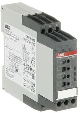 Реле за контрол на фази, последователност, CM-MPS, 2c/o, L1-L2-L3=300...500Vac ABB