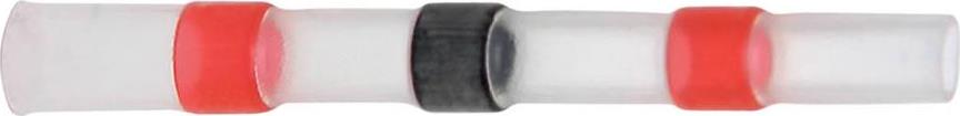Термосвиваем кабелен съединител с припой Ø 0,5-1,0 mm² червен (20 бр. в кутия) Commel