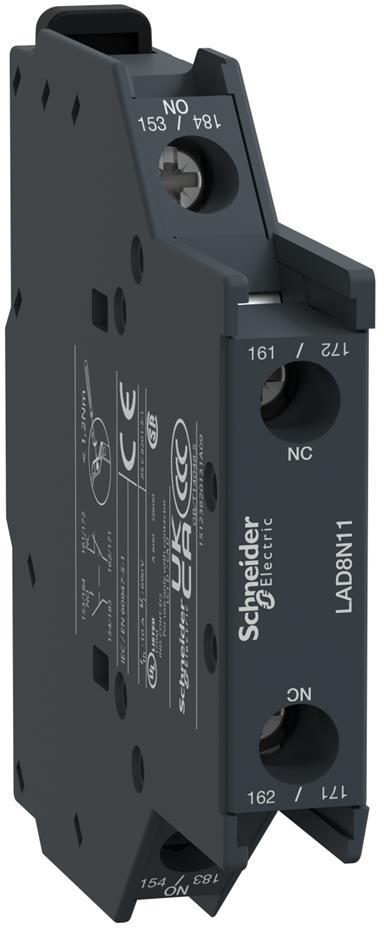 Блок помощни контакти TeSys D 1NO-1NC страничен монтаж SE