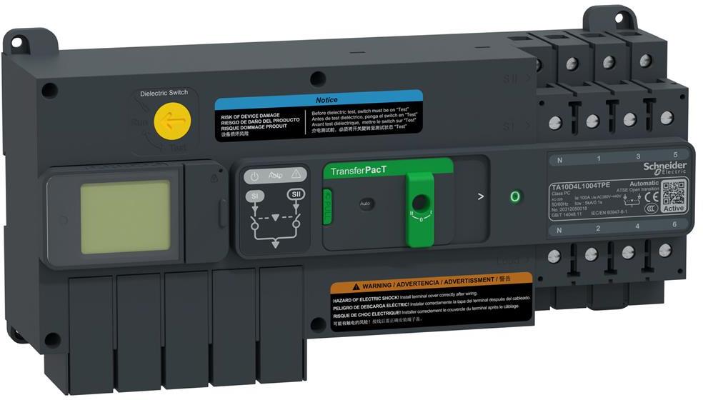 АВР I-0-II 4P 100A TransferPacT SE