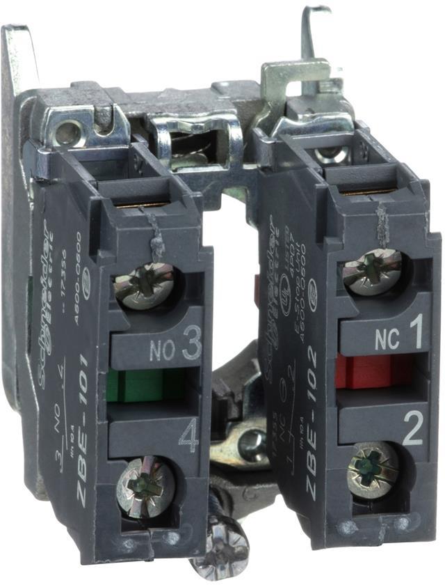 Основа с контактни блокове 1NO+1NC XB4 SE