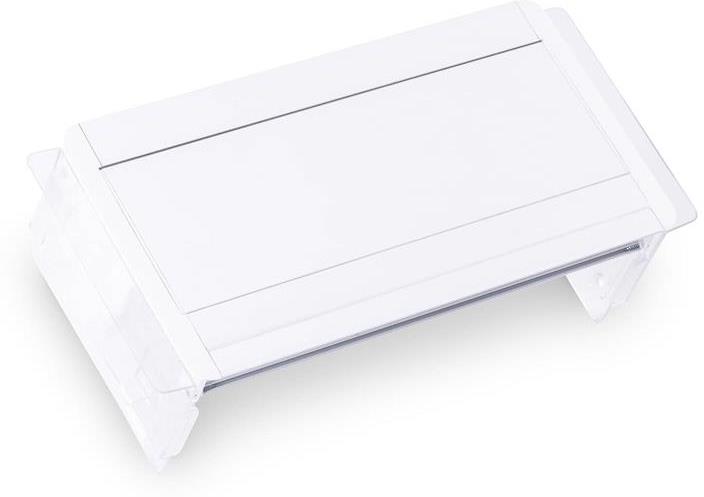 Модул Flip-S 5M с 4х Шуко и 1х празен модул, цвят Бял/Бял, ABL