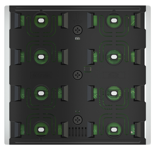 Пулт за управление с 4 бутона KNX 80x80 RW FF EKINEX