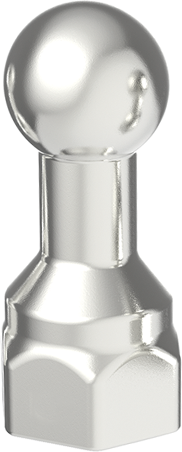 Заземяващ сферичен болт 25mm/M12, 29.6 kA/1s MOREK