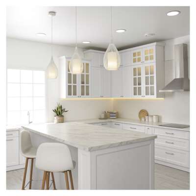 Луна LED DN220 24W 4000K 2400lm 120° 25000h IP20 RUBIC EMOS