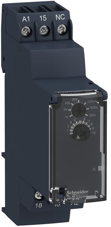 Реле за време, закъснение при изключване, 1x 0.05s…10m, 1c/o 5A, 24...240Vac/dc SE