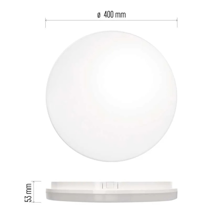 Плафон LED DN400 36W 4000K 3800lm 120° 30000h IP54 TORI EMOS