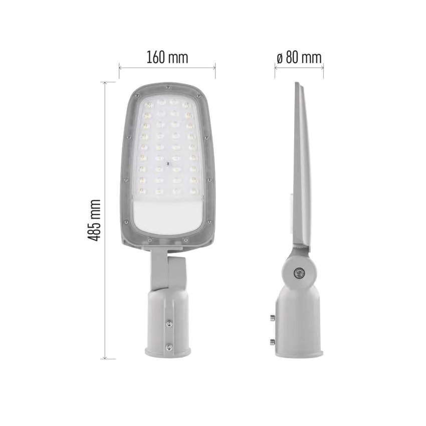 Улично осветително тяло LED 30W 4000К 3600lm 130° x 60° 36000h IP65 SOLIS EMOS