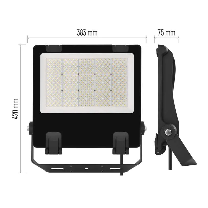 Прожектор LED 200W 4000K 32000lm 90° x 90° 50000h IP66 черен AVENO EMOS