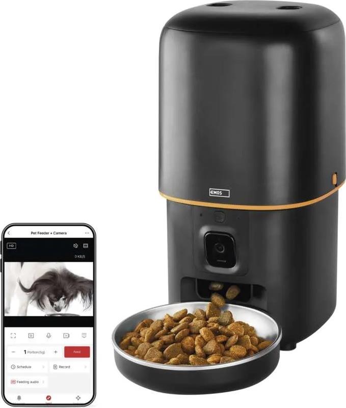 Хранилка за домашни любимци с камера 2MP Wi-Fi GoSmart EMOS