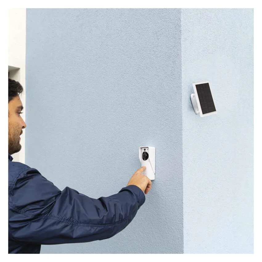 Видео бутон и звънец със соларен панел IP-09D Wi-Fi GoSmart EMOS