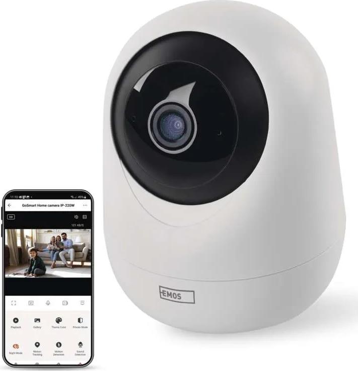 IP Камера 4MP PTZ 5Vdc IP20 IP-220W Wi-Fi GoSmart EMOS /до изчерпване/