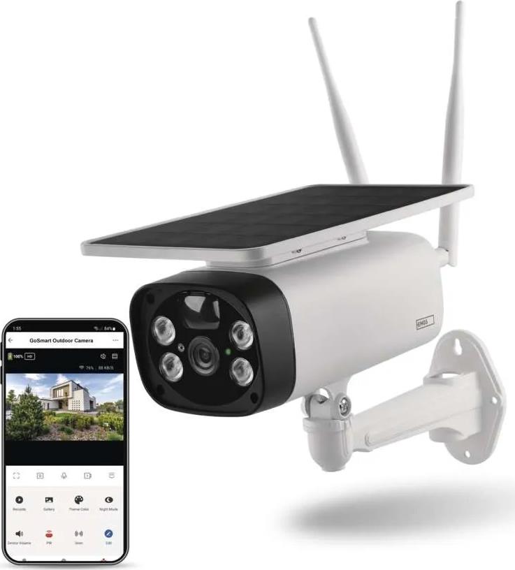IP Камера HD IP55 със соларен панел IP-600 EYE Wi-Fi GoSmart EMOS