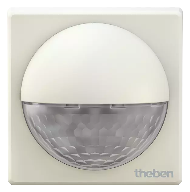 Датчик за движение PIR, за открит монтаж на стена, 180°, обхват 12m @ h=2.5m, IP55, theLuxa R180 WH Theben