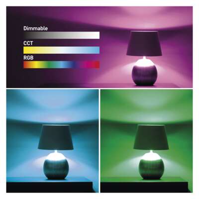 Лампа LED 4.8W RGBW GU10 PAR16 400lm 120° димируема 20000h Wi-Fi GoSmart EMOS