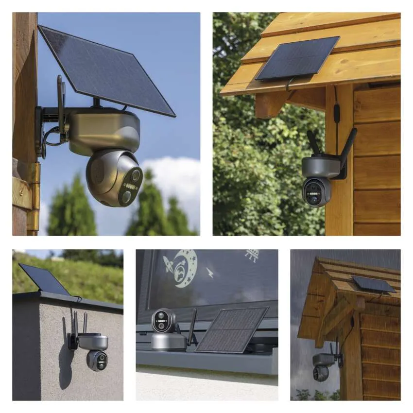 IP Камера 3MP PTZ IP65 със соларен панел IP-6000 OWL 4G GoSmart EMOS