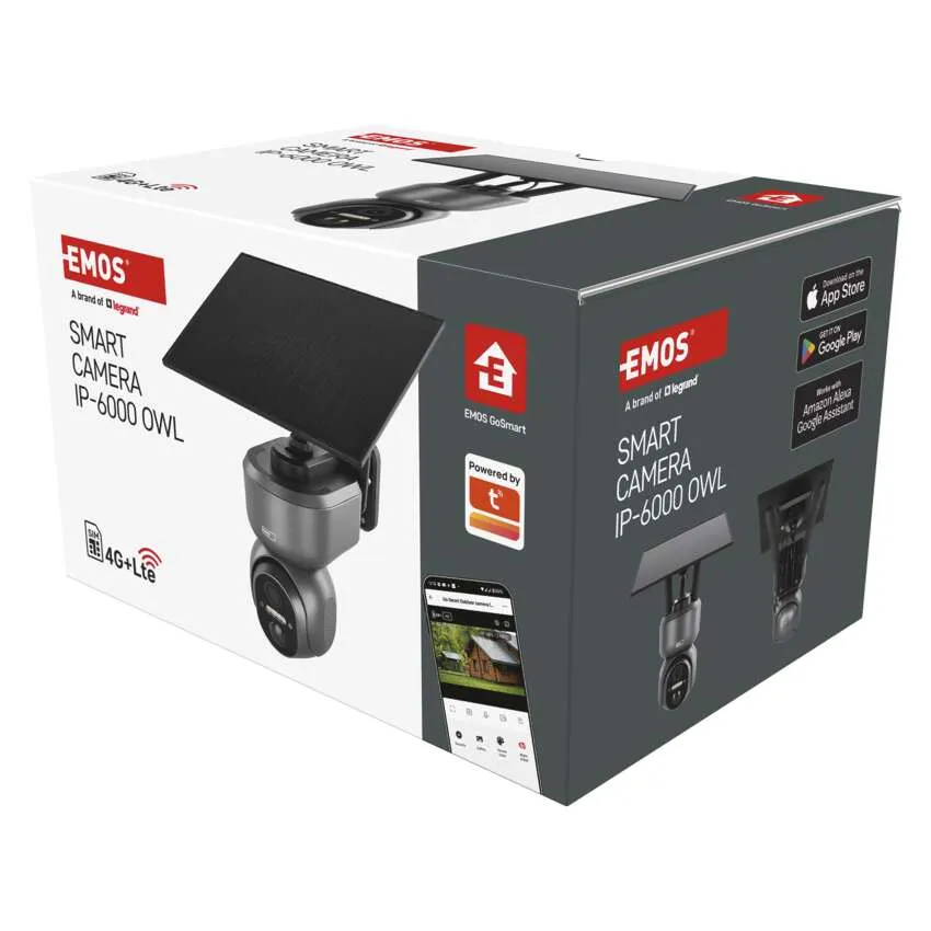 IP Камера 3MP PTZ IP65 със соларен панел IP-6000 OWL 4G GoSmart EMOS