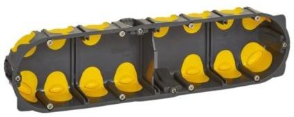 Конзолна кутия за гипсокартон 10 мод. дълбочина 40мм ECOBatibox с гумени мембрани Legrand