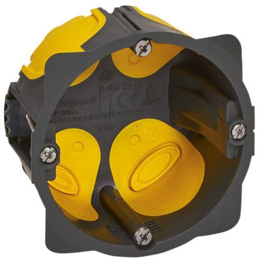 Конзолна кутия за гипсокартон 2 мод. дълбочина 40мм ECOBatibox с гумени мембрани Legrand