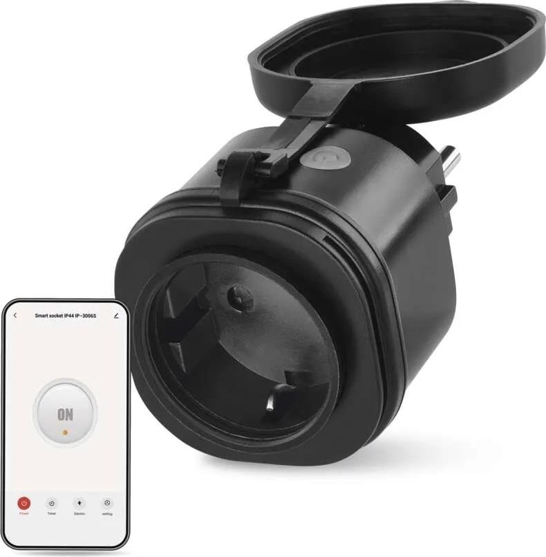 Адаптер Smart за контакт 1х Шуко 16A с мерител IP44 IP-3006S Wi-Fi GoSmart EMOS