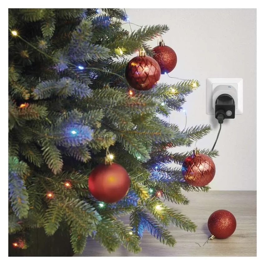 Адаптер Smart за контакт 1х Шуко 16A с мерител IP-3002S Wi-Fi GoSmart EMOS