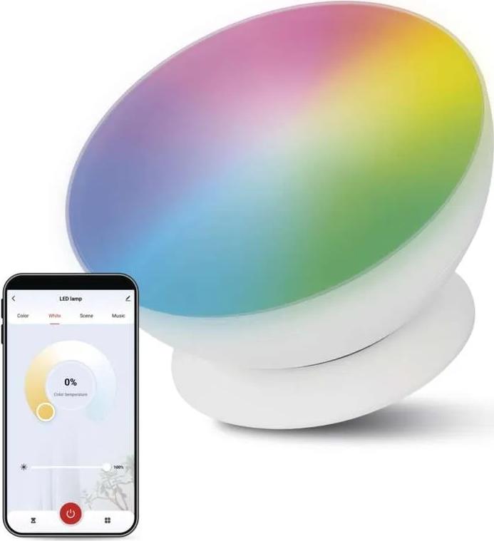 Спот LED DN175 7W RGBW 330lm димируем 20000h IP20 бял Wi-Fi GoSmart EMOS