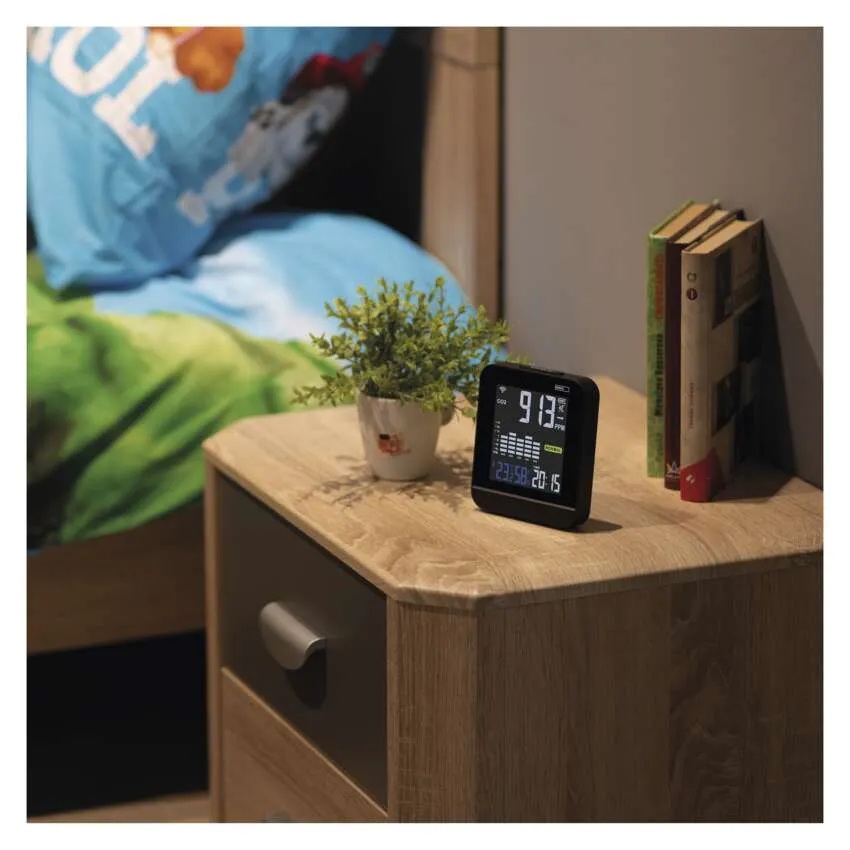 Датчик за влага, температура и CO2 Wi-Fi GoSmart EMOS