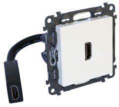 Розетка HDMI с кабел 15см цвят бял Valena Life Legrand