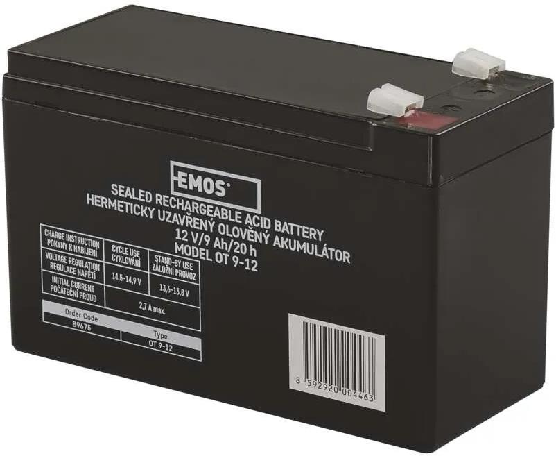 Акумулатор VRLA 9Аh/12V F6.3 EMOS