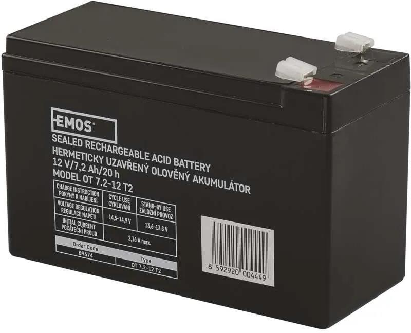 Акумулатор VRLA 7.2Аh/12V F6.3 EMOS