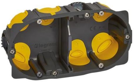 Конзолна кутия за гипсокартон 4/5 мод. дълбочина 40мм ECOBatibox с гумени мембрани Legrand