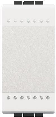 Еднополюсен ключ 1 мод. 16A с автоматични клеми цвят Бял LL Bticino