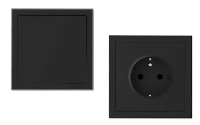 Черни механизми и рамки Adria Commel