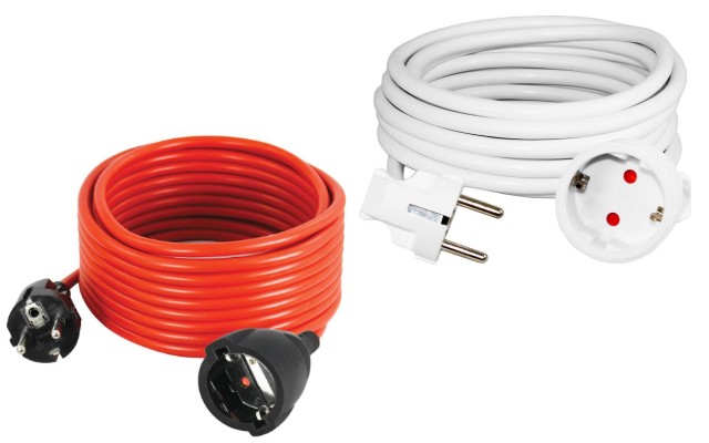 Удължители с PVC кабел H05VV-F Commel