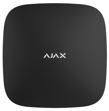 Безжичен контролен панел с визуална верификация, Wi-Fi LAN и 4G, черен, Hub 2 Plus Ajax