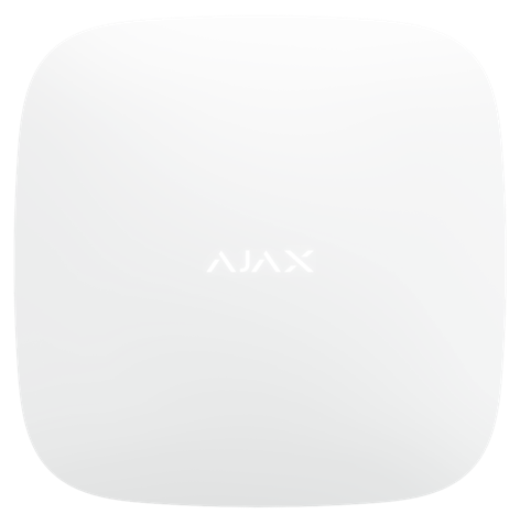 Безжичен контролен панел с визуална верификация, Wi-Fi LAN и 4G, бял, Hub 2 Plus Ajax