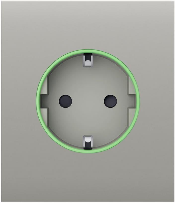 Лицев панел за контакт шуко централен, слюда, CenterCover Ajax