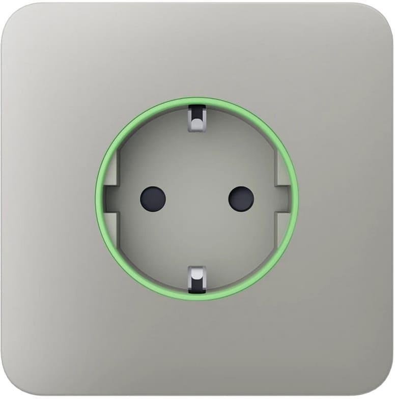 Лицев панел за контакт шуко самостоятелен, слюда, SoloCover Ajax