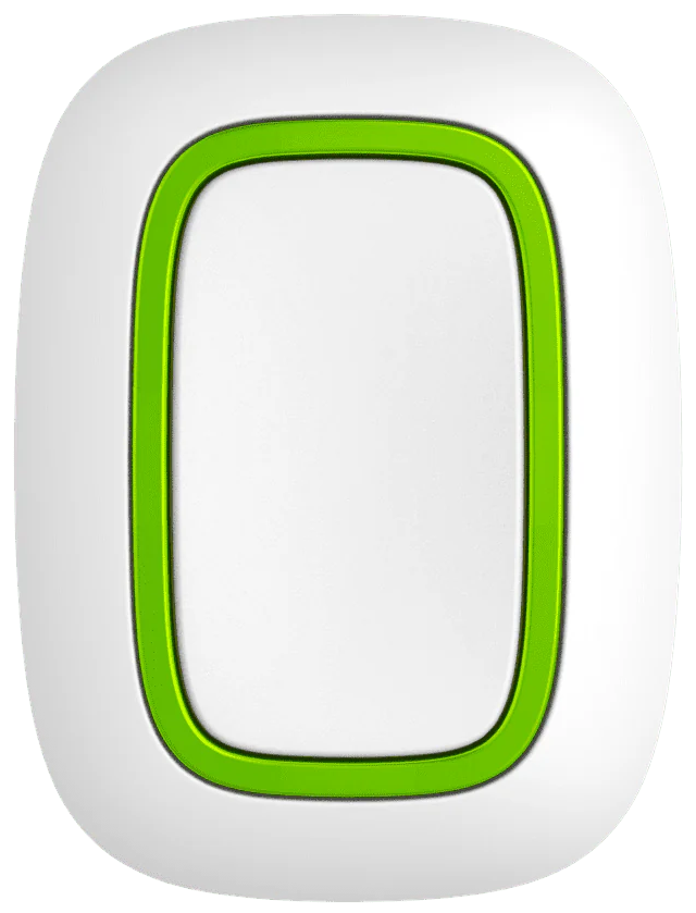 Дистанционно с 1 бутон IP55, бял, Button Ajax