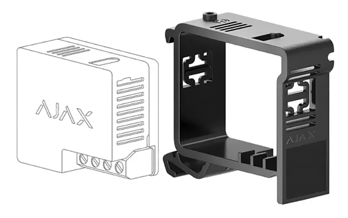 Адаптер към DIN шина за микромодул Smart реле, Holder Ajax