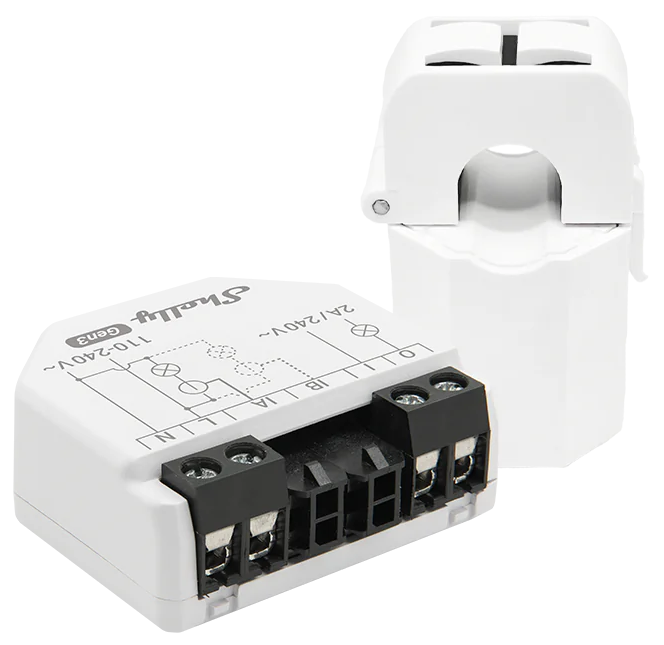 Микромодул Smart монофазен мерител 2х до 80A Shelly EM Gen3 - 261873