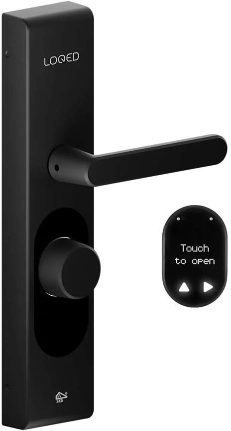 Брава за врата черна LOQED Touch Smart Lock - 820194