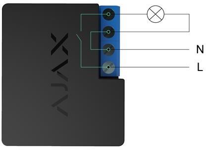 Микромодул Smart реле 1х On/Off 13A с мерител изисква неутрала, WallSwitch Ajax