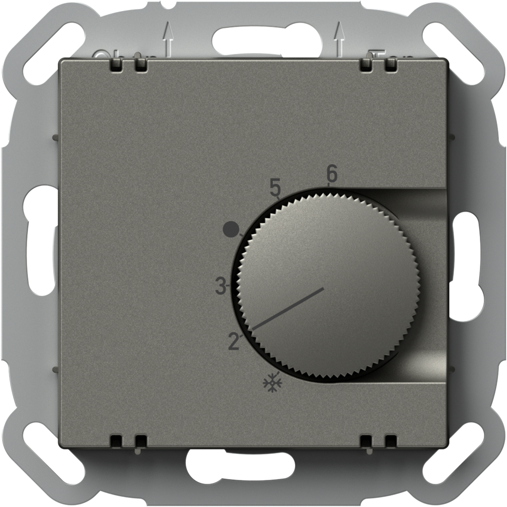 Термостат отопление 5-30°C 230V max 4А цвят Титан Logiq TEM