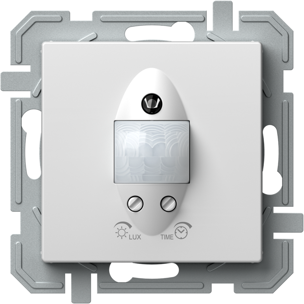 Датчик за движение PIR, 110°, обхват 8m @ h=1.2m, ≤ 80W, изисква неутрала, цвят Бял Logiq TEM