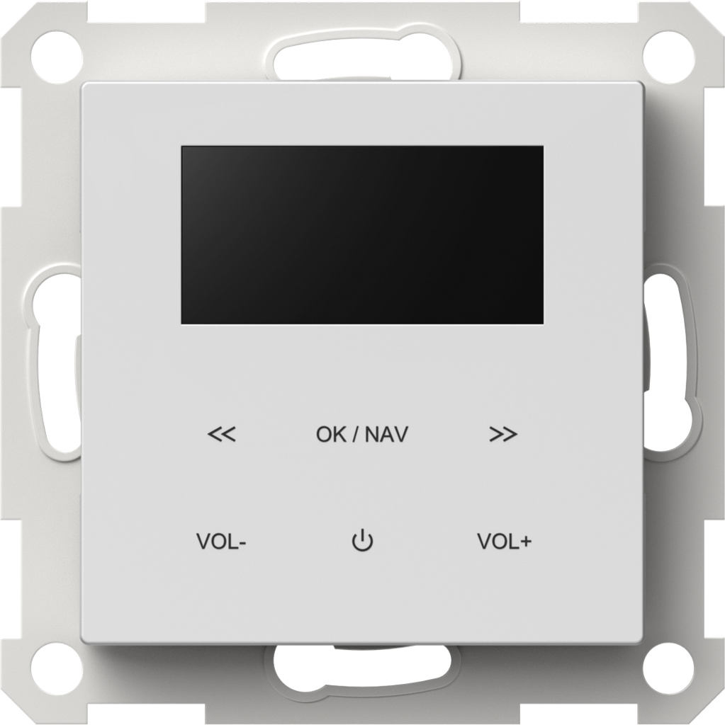 Радио FM/DAB/BT 2x 2W RMS и високоговорител цвят Бял Logiq TEM
