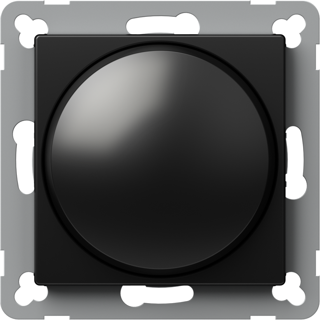 Димер ротативен R=10-250W LED=0-100VA цвят Черен Logiq TEM